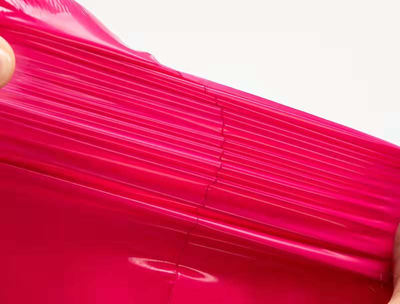 兴城玫红色快递袋-05